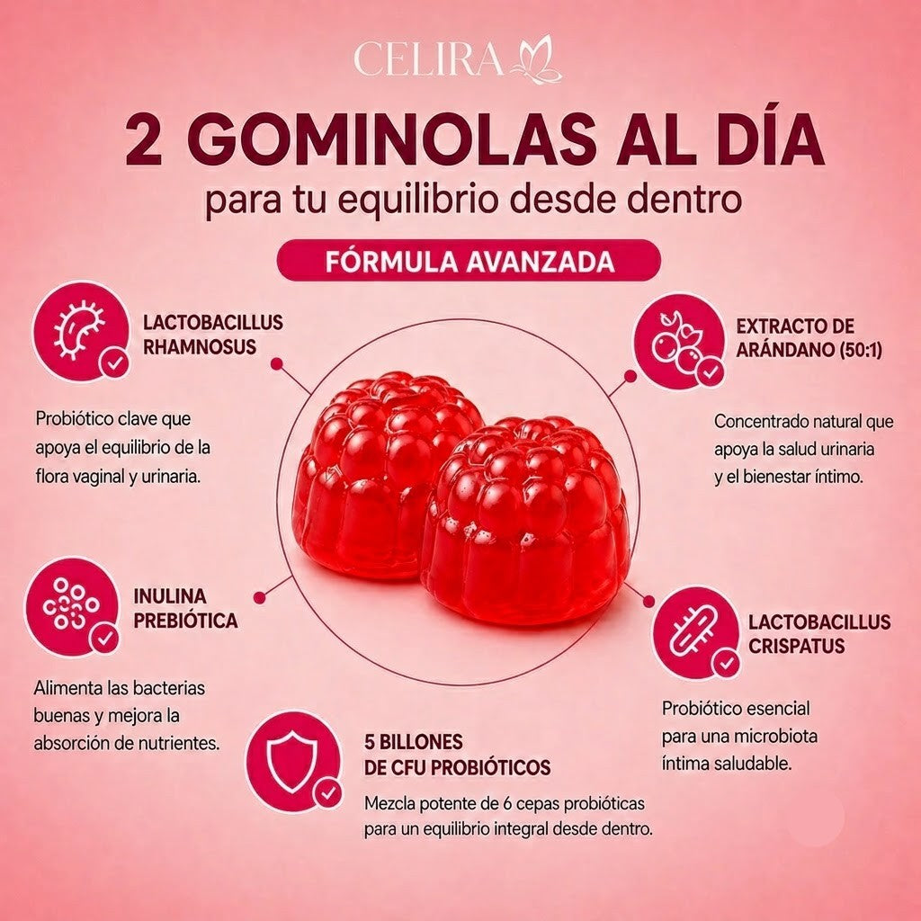 Celira™ Gominolas Probióticas Balance Hormonal